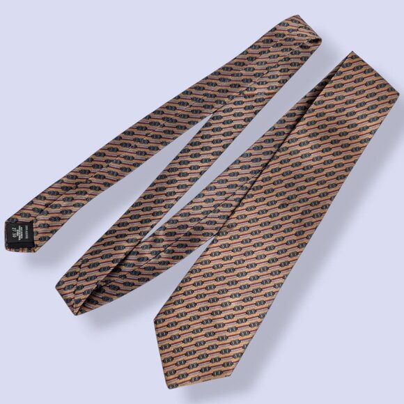 🍁Vintage Valente 100% Acetate Tie - Picture 1 of 4